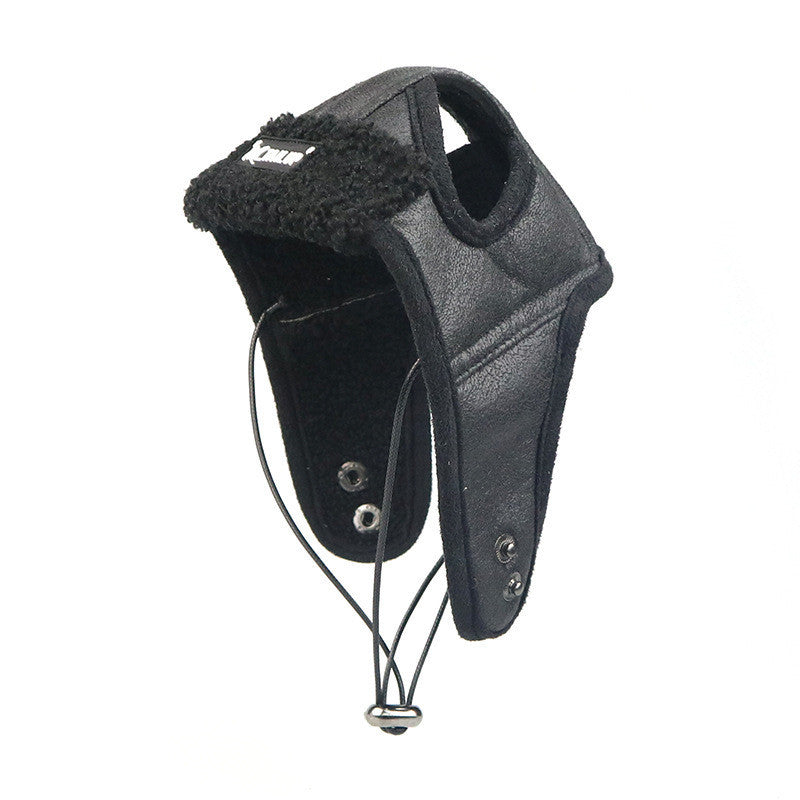 Pet Headwear Aviator Hat Black