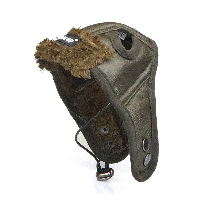 Pet Headwear Aviator Hat Green