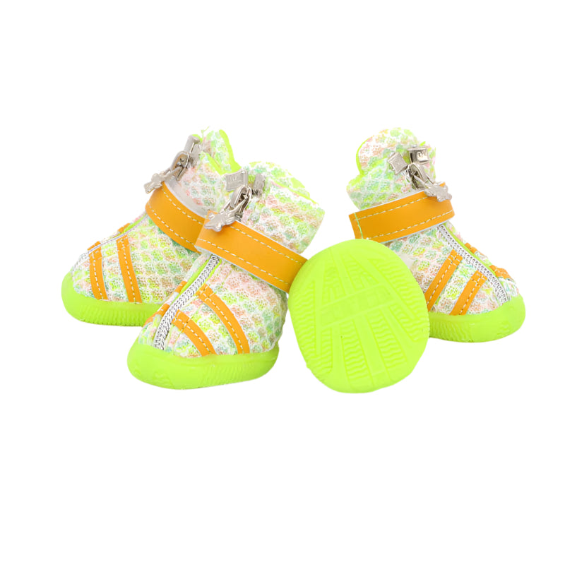 Pet Shoes Paw Charm Green