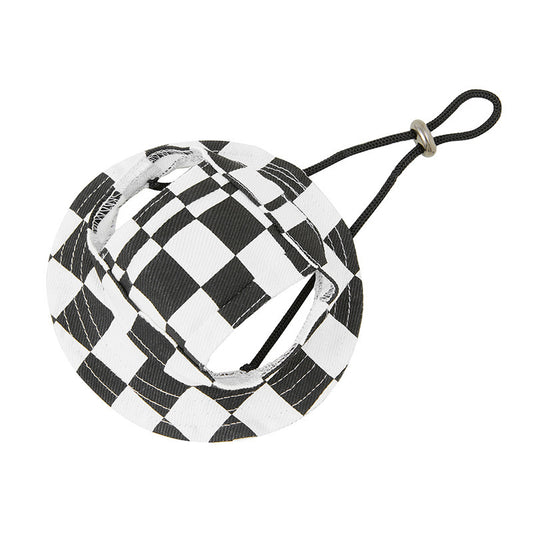 Pet Headwear Checkered Hat Black