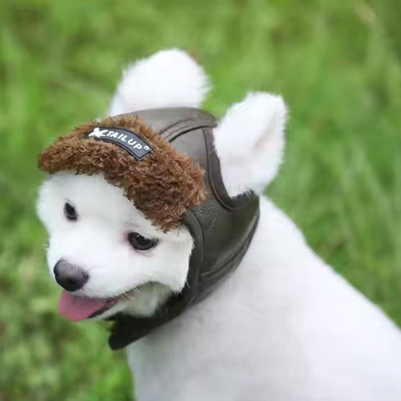 Pet Headwear Aviator Hat