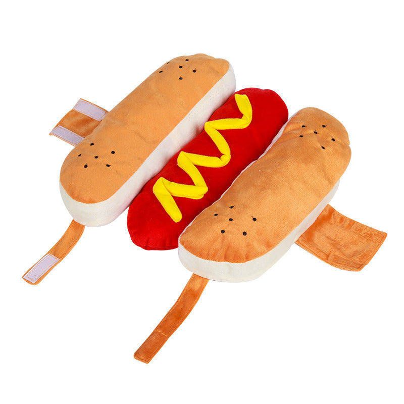 Funny Pet Costume Hot Dog