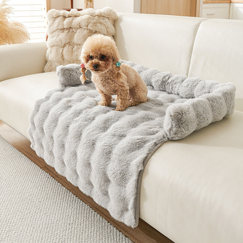 Pet Couch Mat Light Gray