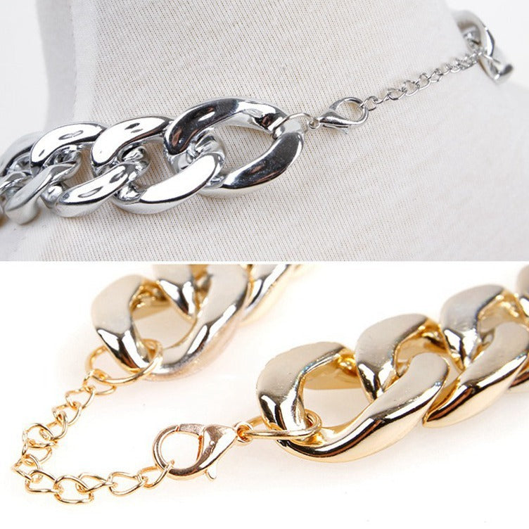 Pet Collar Chain Silver and Gold