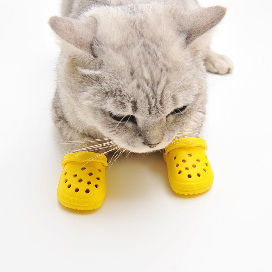 Pet Crocs Yellow