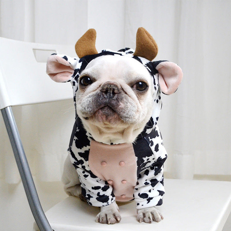 Funny Pet Costume Cow