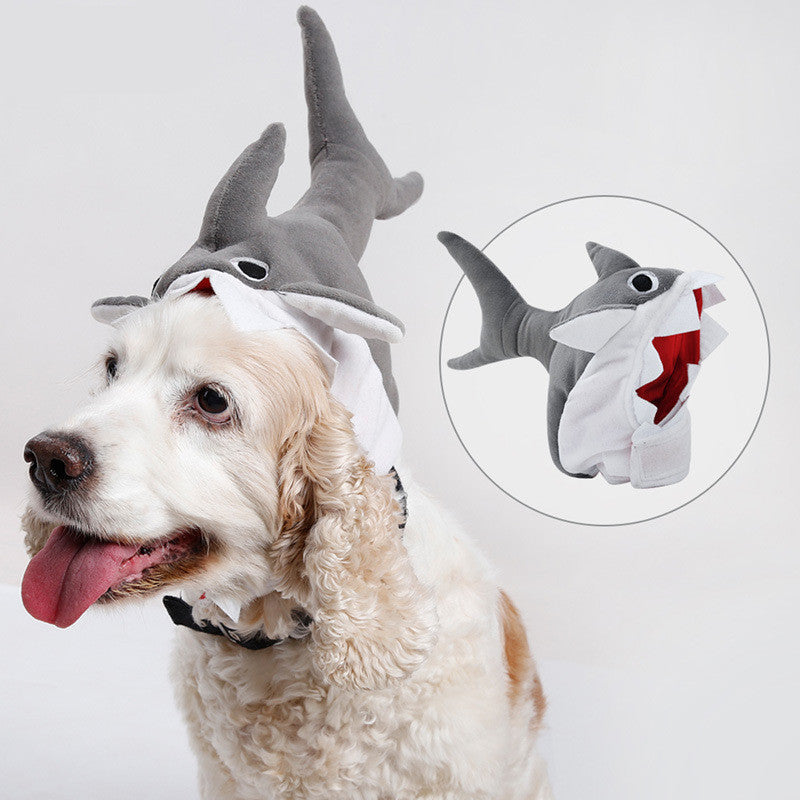 Funny Pet Headwear Shark