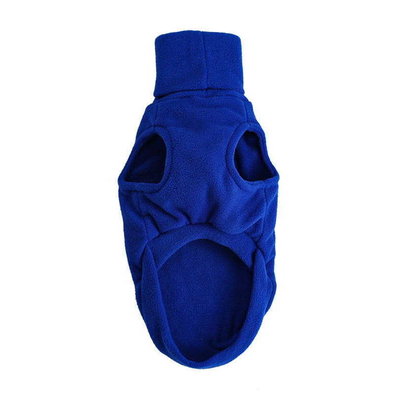 Pet clothing blue vest