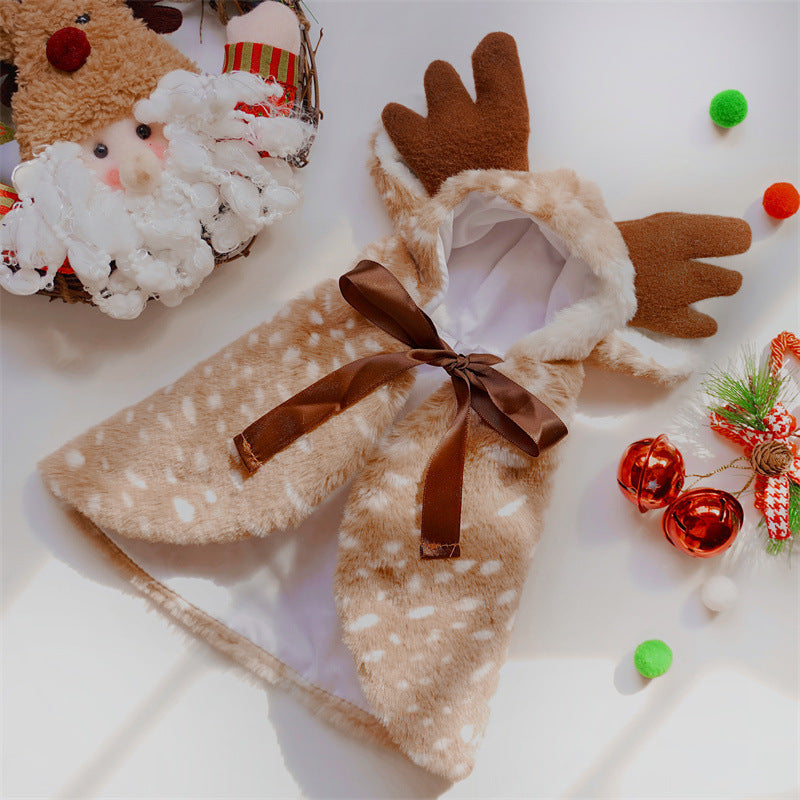 Funny Pet Costume Reindeer Cape