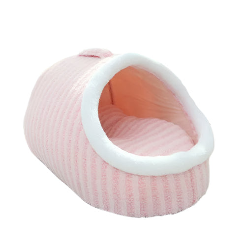 Pet Bed Striped Pink