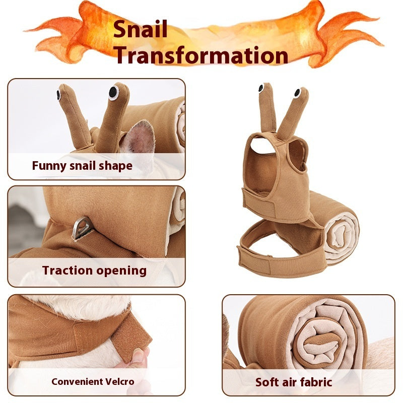 Funny Pet Costume Snail